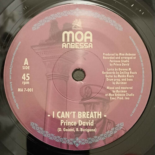 Prince David - I Can't Breath